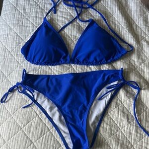 Vibrant Blue Bikini Set